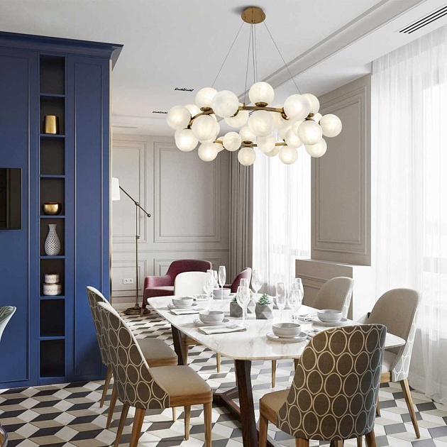 Подвесная люстра Modelux Modestyle MS.6117.32 BS изображение 6 Подвесная люстра Modelux Modestyle MS.6117.32 BS Фото № 6