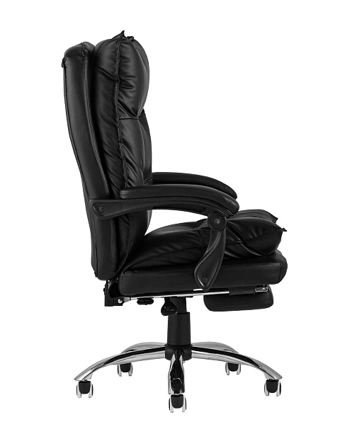 Кресло руководителя TopChairs Alpha черное D-401 black Фото № 4