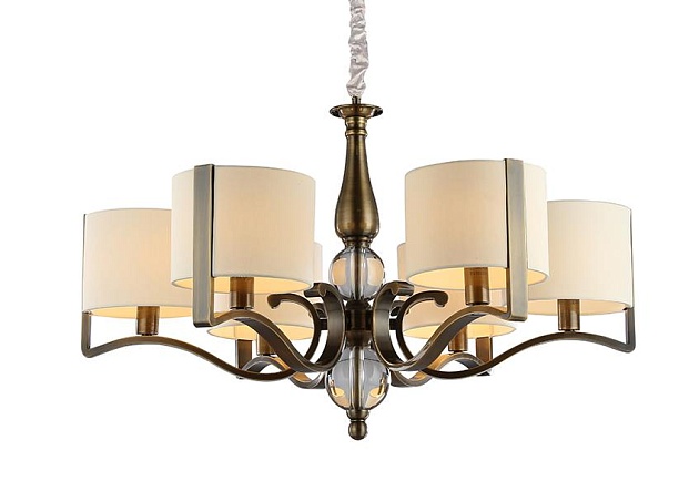 Люстра NEWPORT 31305+1/C black brass Фото № 2