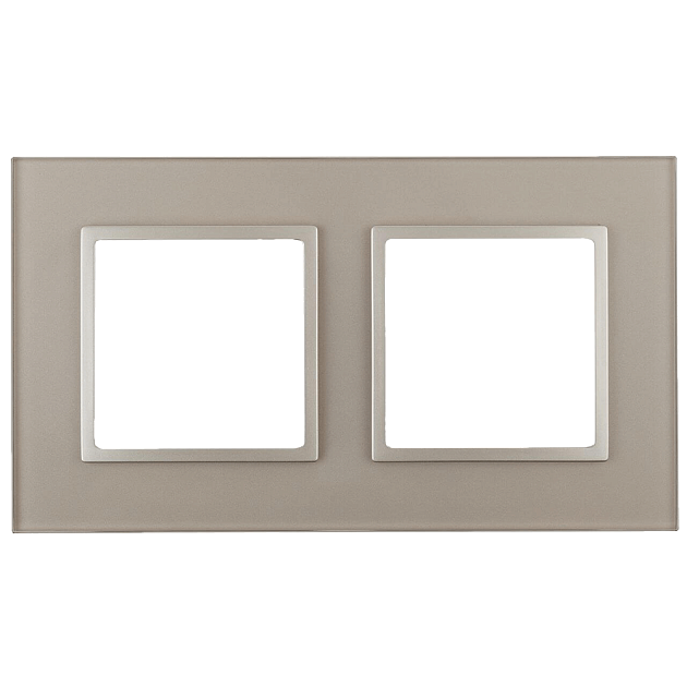 Рамка 2-постовая ЭРА Elegance 14-5102-04 Б0034491 Фото № 2