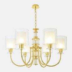 Подвесная люстра Crystal Lux ELENA SP6 GOLD 3