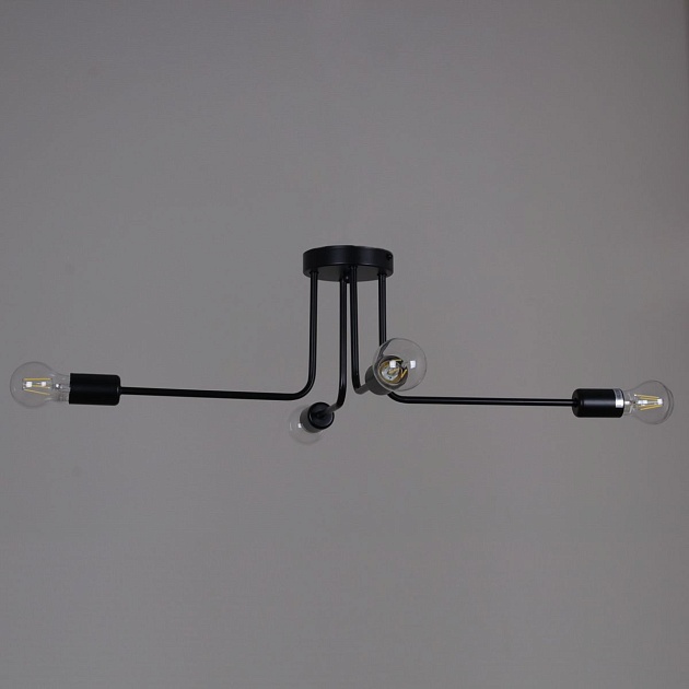 Потолочная люстра Illumico IL2000-4C-05 BK изображение 4 Потолочная люстра Illumico IL2000-4C-05 BK Фото № 4