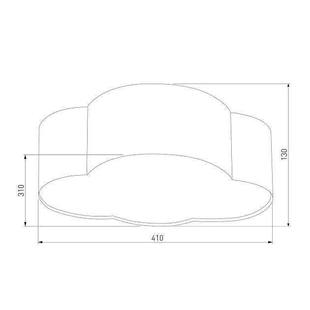 Потолочный светильник TK Lighting 4228 Cloud изображение 3 Потолочный светильник TK Lighting 4228 Cloud Фото № 3