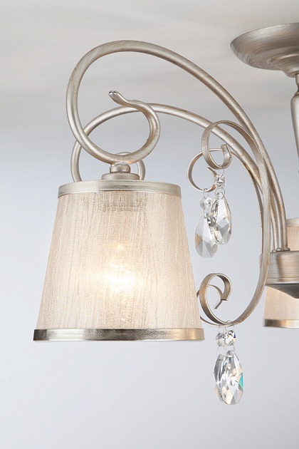 Потолочная люстра Eurosvet 60065/5 серебро Фото № 3