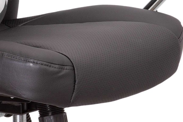 Кресло руководителя AksHome King чёрный, экокожа 56898 Фото № 3