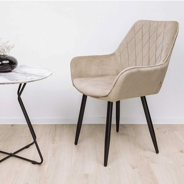 Кресло AksHome Pablo бежевый, велюр 72326 Фото № 7