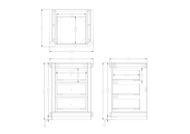 Прикроватная тумба Garda Decor KFC882 Фото № 2