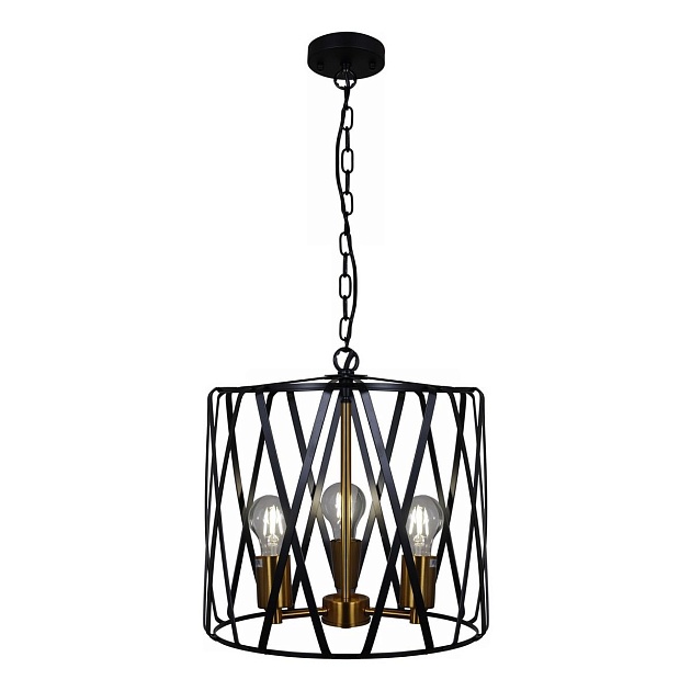 Подвесная люстра Illumico IL1023-3PB-05 BK GD изображение 1 Подвесная люстра Illumico IL1023-3PB-05 BK GD Фото № 1