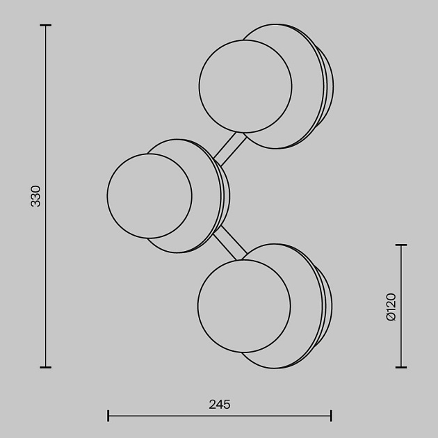 Бра Maytoni Ambre MOD331WL-L6BS3K Фото № 4