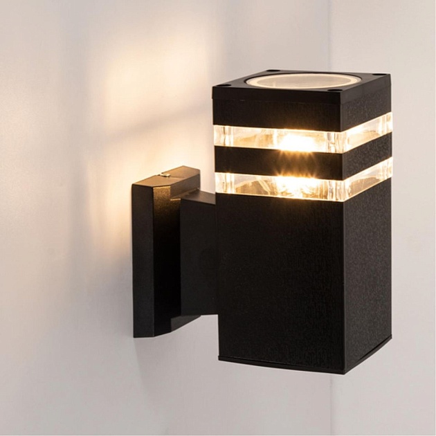 Уличный настенный светильник Arte Lamp Hadar A4421AL-1BK Фото № 3