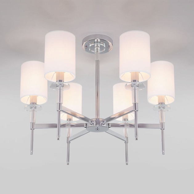 Подвесная люстра Eurosvet Brielle 60132/6 хром Фото № 6