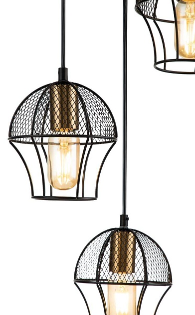 Подвесная люстра Indigo Pallo 10011/3P Black V000187 Фото № 4