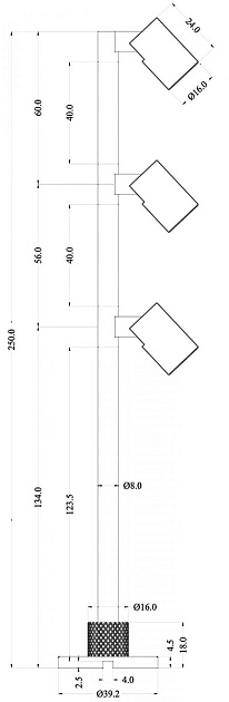 Торшер Deko-Light Herculis Triple 688045 Фото № 2