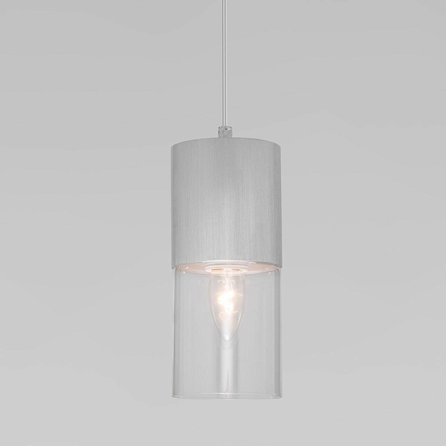 Подвесной светильник Eurosvet Hosk 50233/1 серебро изображение 4 Подвесной светильник Eurosvet Hosk 50233/1 серебро Фото № 4