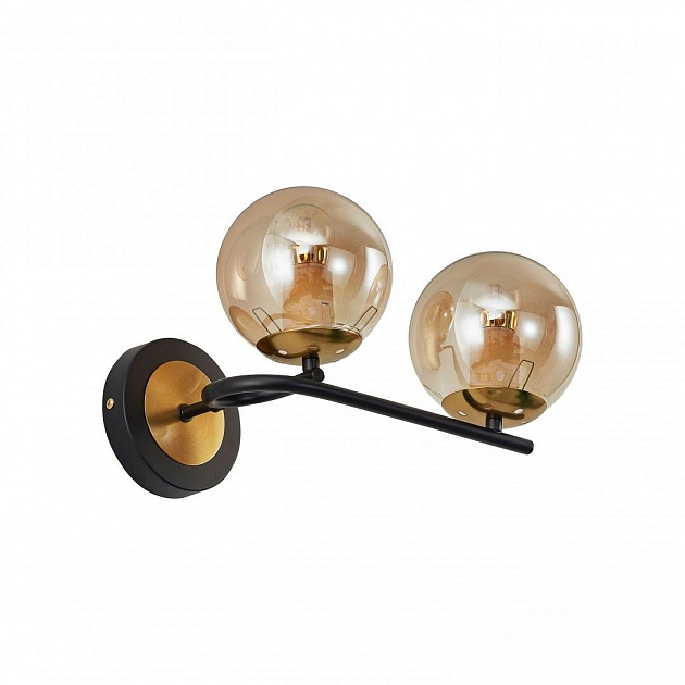 Бра Arte Milano Neapolis73708 273708/2B BK/GD Фото № 1