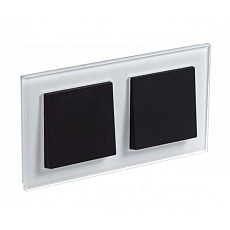 Рамка 2-постовая Systeme Electric AtlasDesign Nature белая ATN320102