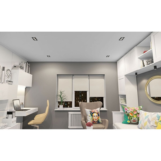 Встраиваемый светильник Denkirs Rodvig DK3072-BK+WH Фото № 3