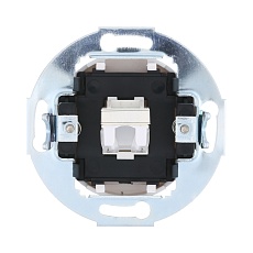 Розетка LK Studio телефонная RJ-12 с накладкой (черный) Vintage 885508-1 2