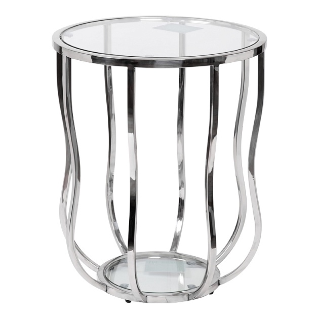 Журнальный стол Garda Decor 13RXET4037-Silver Фото № 1