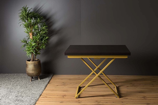 Стол-трансформер Levmar Compact D23/S90 (Венге/золото) 8394751001 изображение 4 Стол-трансформер Levmar Compact D23/S90 (Венге/золото) 8394751001 Фото № 4