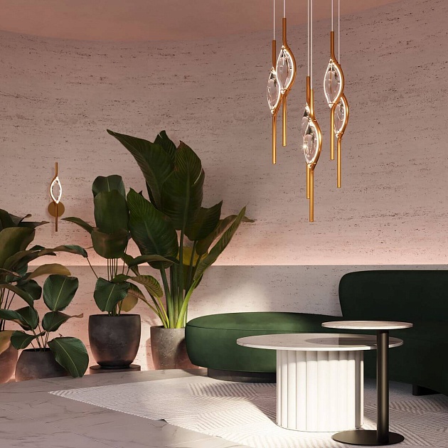 Подвесной светодиодный светильник Maytoni Foresight MOD347PL-L8BS3K Фото № 11