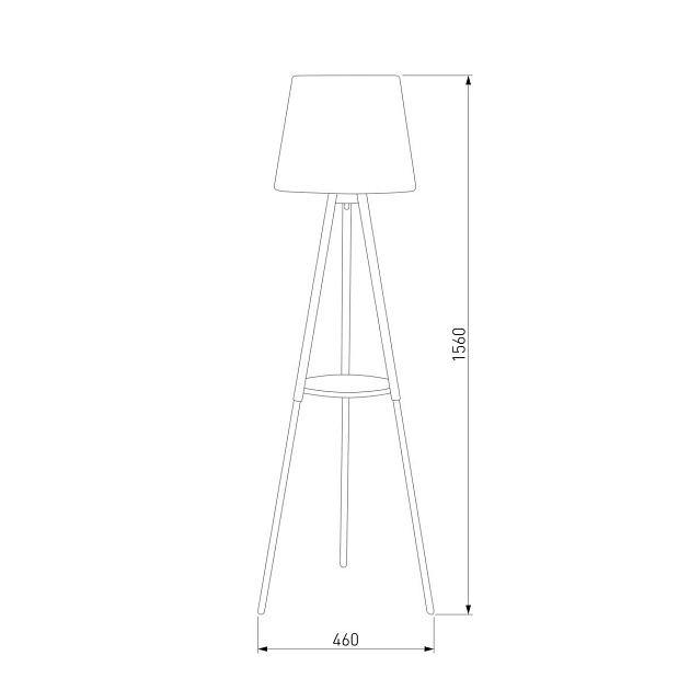 Торшер TK Lighting 698 Vaio White Фото № 2