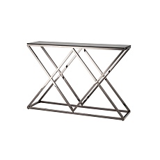 Консоль Stool Group ИНСИГНИЯ 115х30 стекло smoke сталь тёмный хром ECST-026-BG-SK (115x30)