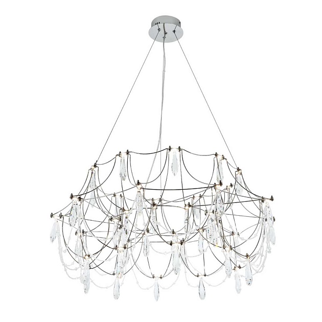 Подвесная светодиодная люстра Modelux Premium ML.5603.800P СН изображение 1 Подвесная светодиодная люстра Modelux Premium ML.5603.800P СН Фото № 1