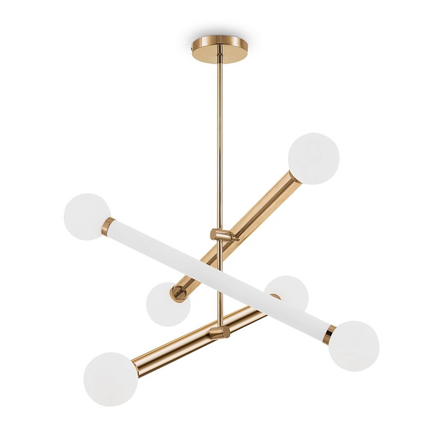 Подвесная люстра Freya Cross FR5381PL-06G изображение 1 Подвесная люстра Freya Cross FR5381PL-06G Фото № 1