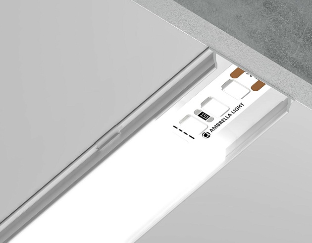 Профиль с рассеивателем Ambrella Illumination GP1600WH Фото № 3