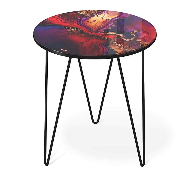 Журнальный стол Sheffilton SHT-CT27 амарантовый/черный муар 4007482106 изображение 2 Журнальный стол Sheffilton SHT-CT27 амарантовый/черный муар 4007482106 Фото № 2