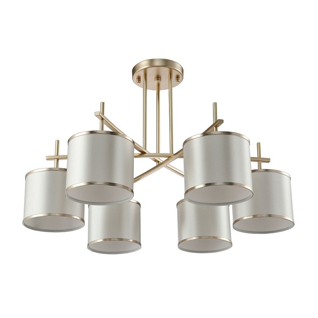 Потолочная люстра Crystal Lux Sergio PL6 Gold Фото № 1