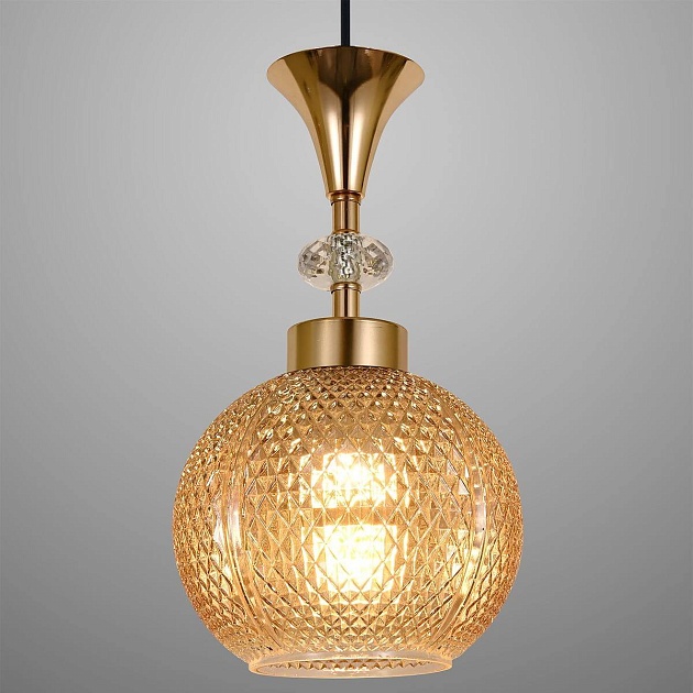 Подвесной светильник Reluce 02001-0.9-05L Amber Фото № 2