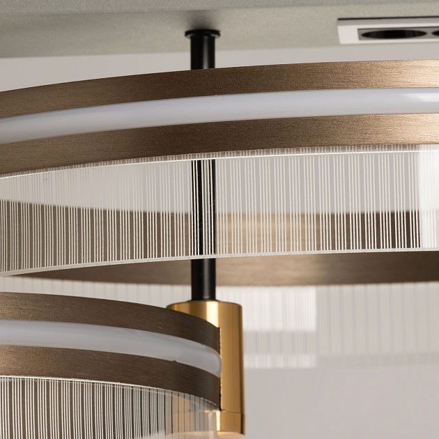 Потолочная светодиодная люстра De City Драйв 377014302 Фото № 2