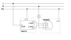 Диммер поворотно-нажимной Liregus Epsilon серебро 28-1814 1