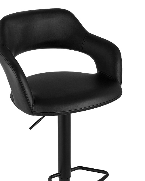 Барный стул Stool Group Рич черный черная ножка PEACHEY BLACK Фото № 7