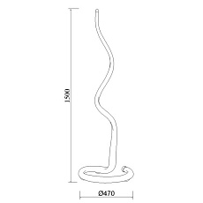 Торшер Mantra Adagio 6896 1