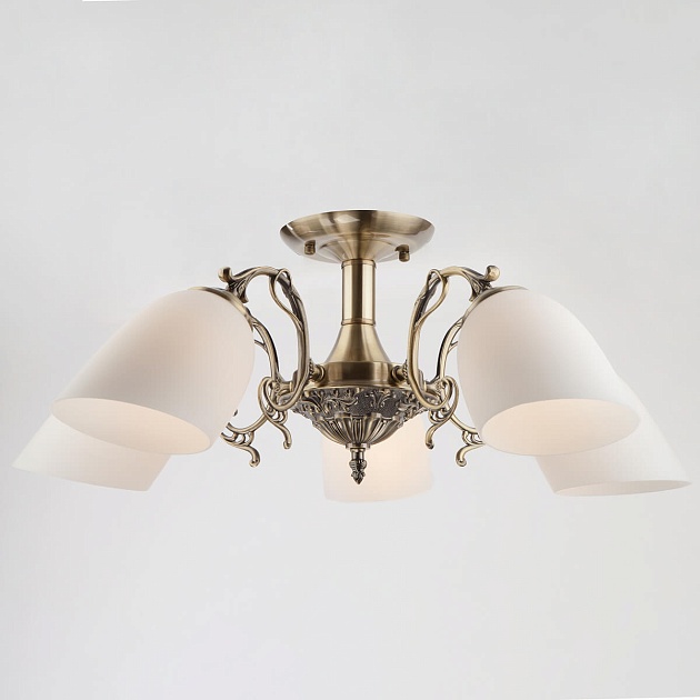 Подвесная люстра Eurosvet 22010/5 античная бронза Фото № 1