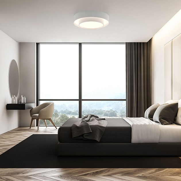 Потолочный светодиодный светильник Eurosvet Force 90331/2 белый изображение 4 Потолочный светодиодный светильник Eurosvet Force 90331/2 белый Фото № 4