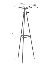 Напольная вешалка Мебелик Галант 217 007157 2