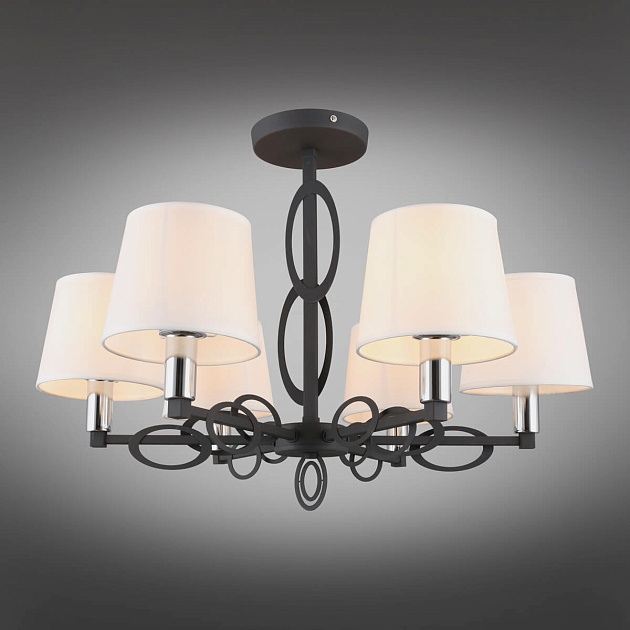 Потолочная люстра Omnilux Reggello OML-64907-06 изображение 6 Потолочная люстра Omnilux Reggello OML-64907-06 Фото № 6