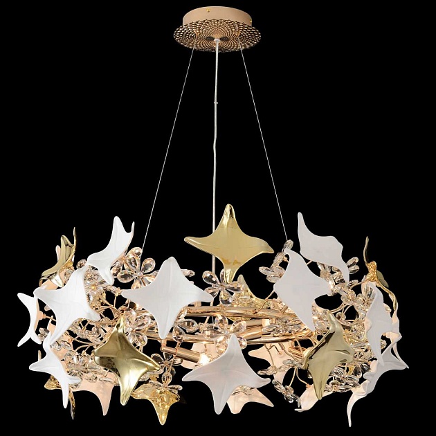 Подвесная люстра Crystal Lux LETISIA SP8 GOLD Фото № 1