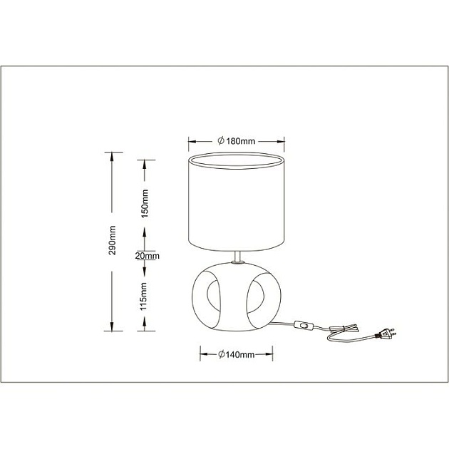 Настольная лампа Arte Lamp Zaurak A5035LT-1CC изображение 2 Настольная лампа Arte Lamp Zaurak A5035LT-1CC Фото № 2