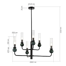 Подвесная люстра ST Luce Medea SL1244.403.06 1