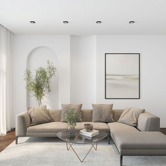 Встраиваемый светильник Denkirs Flat DK2091-BK Фото № 5