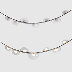 Подвесной светильник Crystal Lux BOSQUE SP7 L3000 BROWN/TRANSPARENT 5