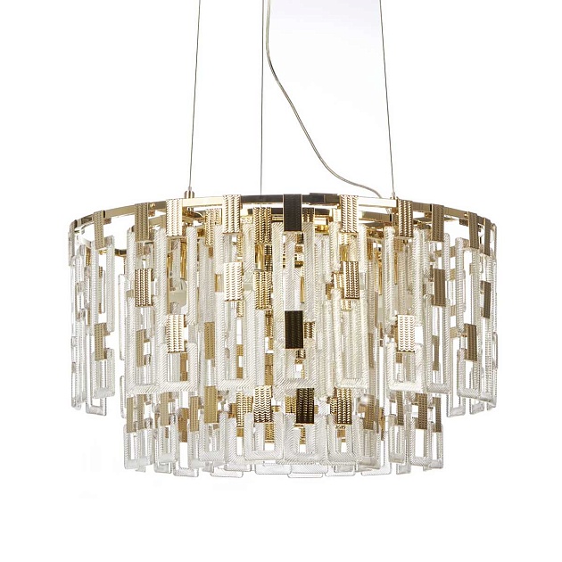 Подвесная люстра Milosh Tendence Madison 0855CL-10AB Фото № 1