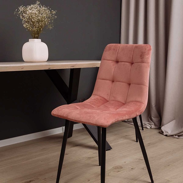 Кухонный стул AksHome Dallas розовый, велюр 68746 Фото № 3