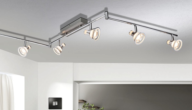 Трековая светодиодная система Globo Takiro 56956-6 изображение 2 Трековая светодиодная система Globo Takiro 56956-6 Фото № 2