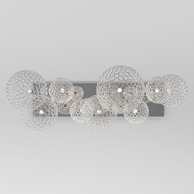 Подвесной светодиодный светильник Eurosvet Gemini 90353/9 хром Фото № 3